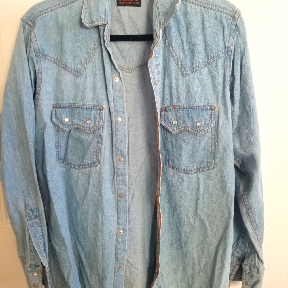 Classic western wear demin shirt